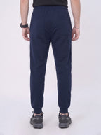 Blue Regular Fit Jogger Trousers