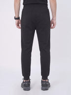 Black Regular Fit Jogger Trousers