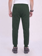 Olive Waffle Knit Jogger Trousers