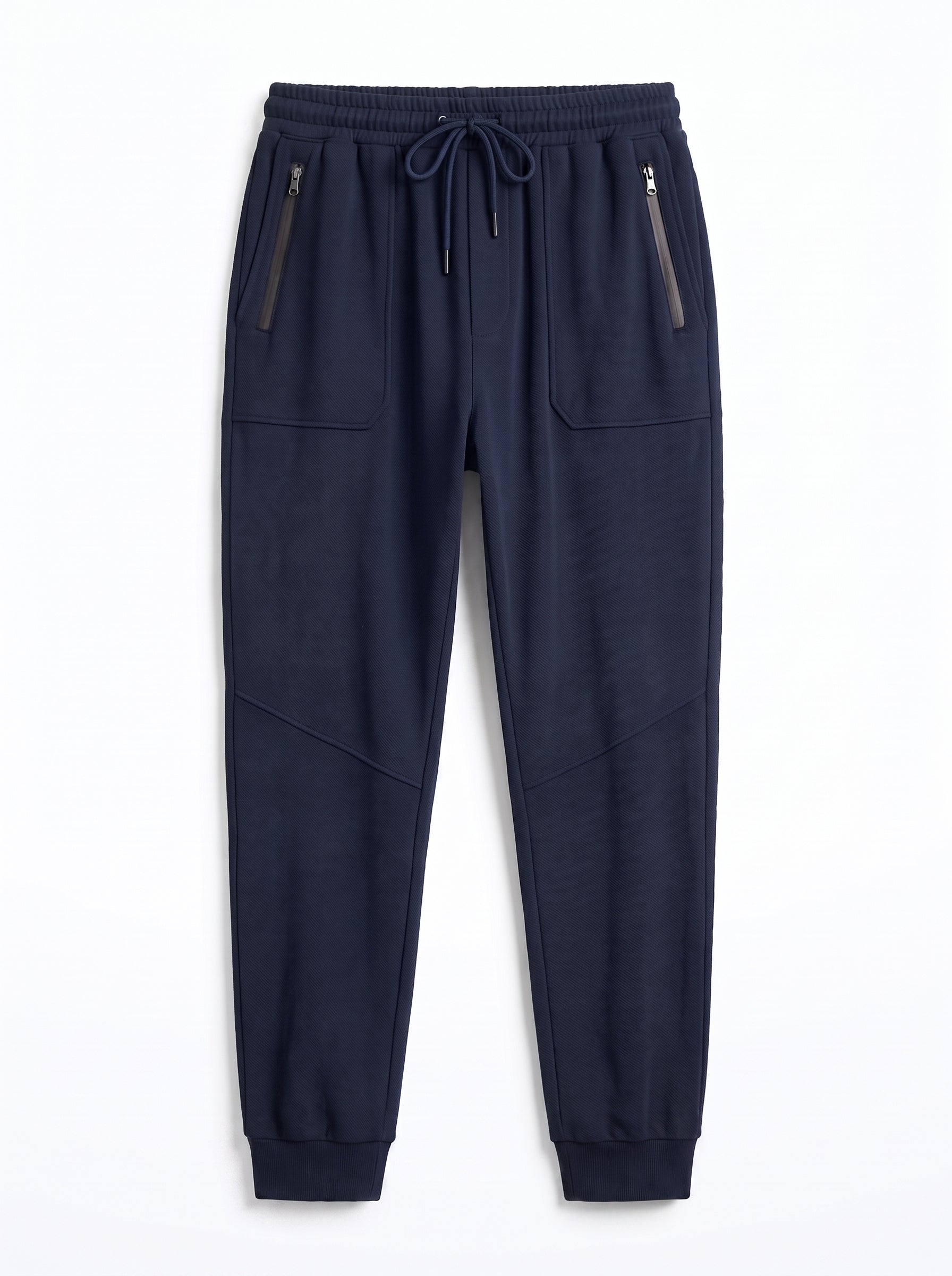 Blue Regular Fit Jogger Trousers