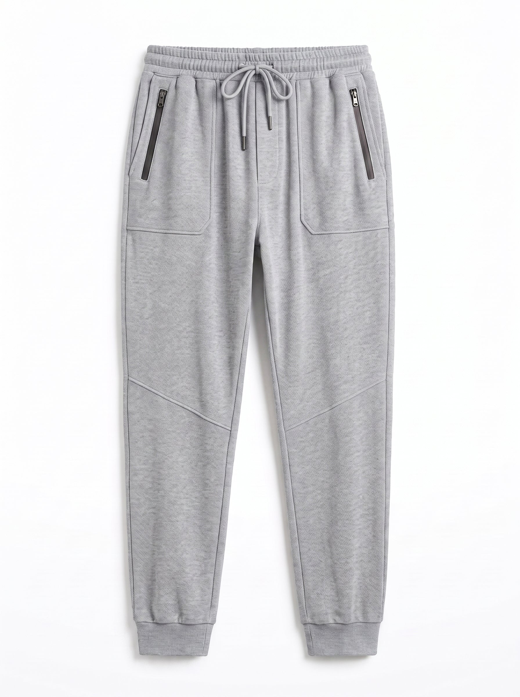 White Regular Fit Jogger Trousers