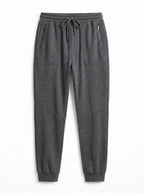 Gray Regular Fit Jogger Trousers